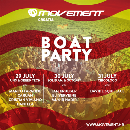 Movement -croatia -boat -party