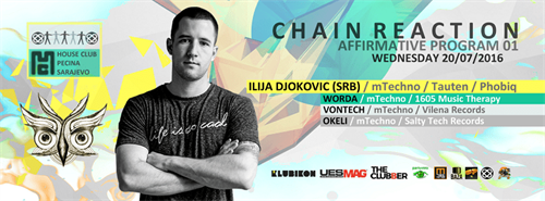 Chain Reaction Affirmative Program W Ilija Djoković 20.07.2016. House Sarajevo