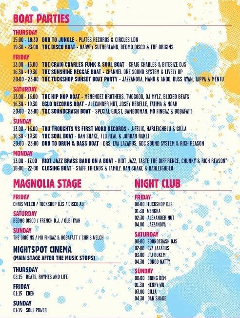 Soundwave -2016-raspored -2