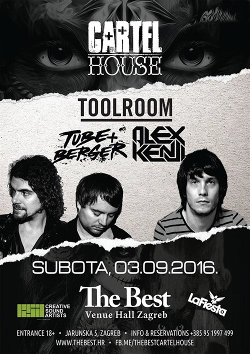 Alex Kenji , Tube & Berger , Manuel Moore 03.09.2016. The Best Venue Hall