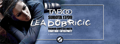 Lea Dobričić 17.09.2016. Taboo