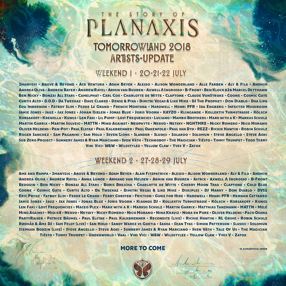 Tomorrowland-2018_1st-phase-lineup