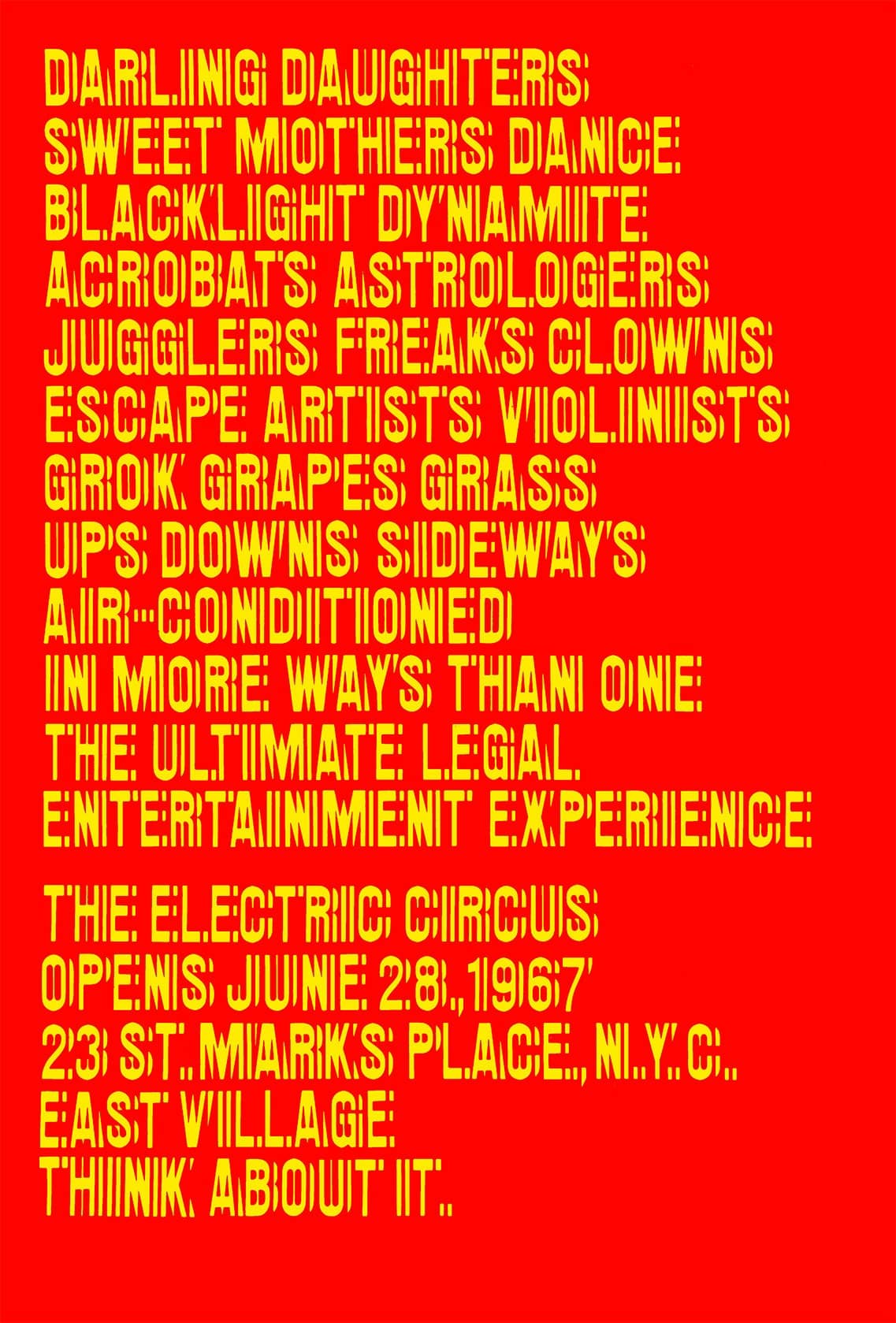 Night-Fever-at-Vitra-Design-Museum_Electric-Circus-poster-1967_Credit-design-by-Oliver-Munday--Ivan-Chermayeff--Tom Geismar_1137